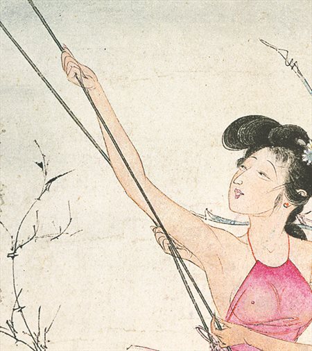 砚山县-胡也佛的仕女画和最知名的金瓶梅秘戏图